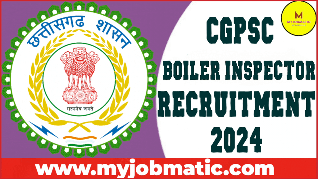 CGPSC Boiler Inspector Vacancy 2024